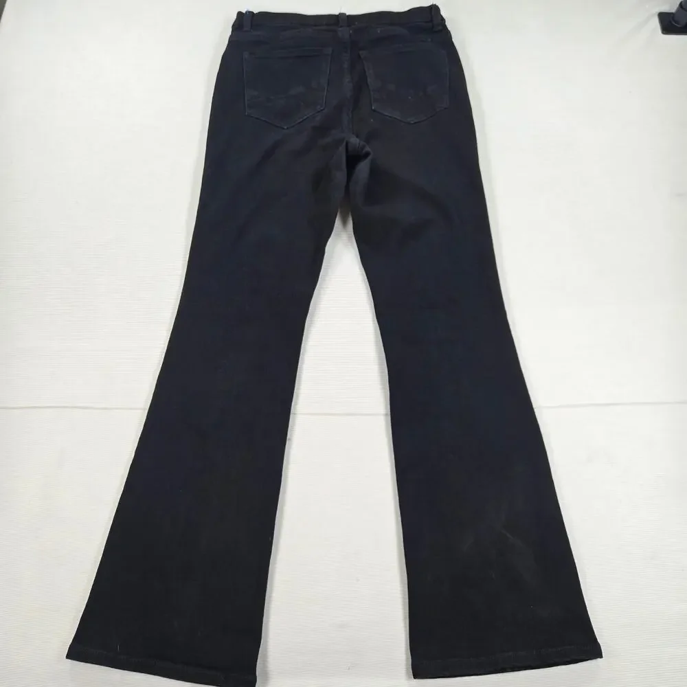 BKE Universal Fit Parker High Rise Western Black Bootcut Jeans Women's Size 27